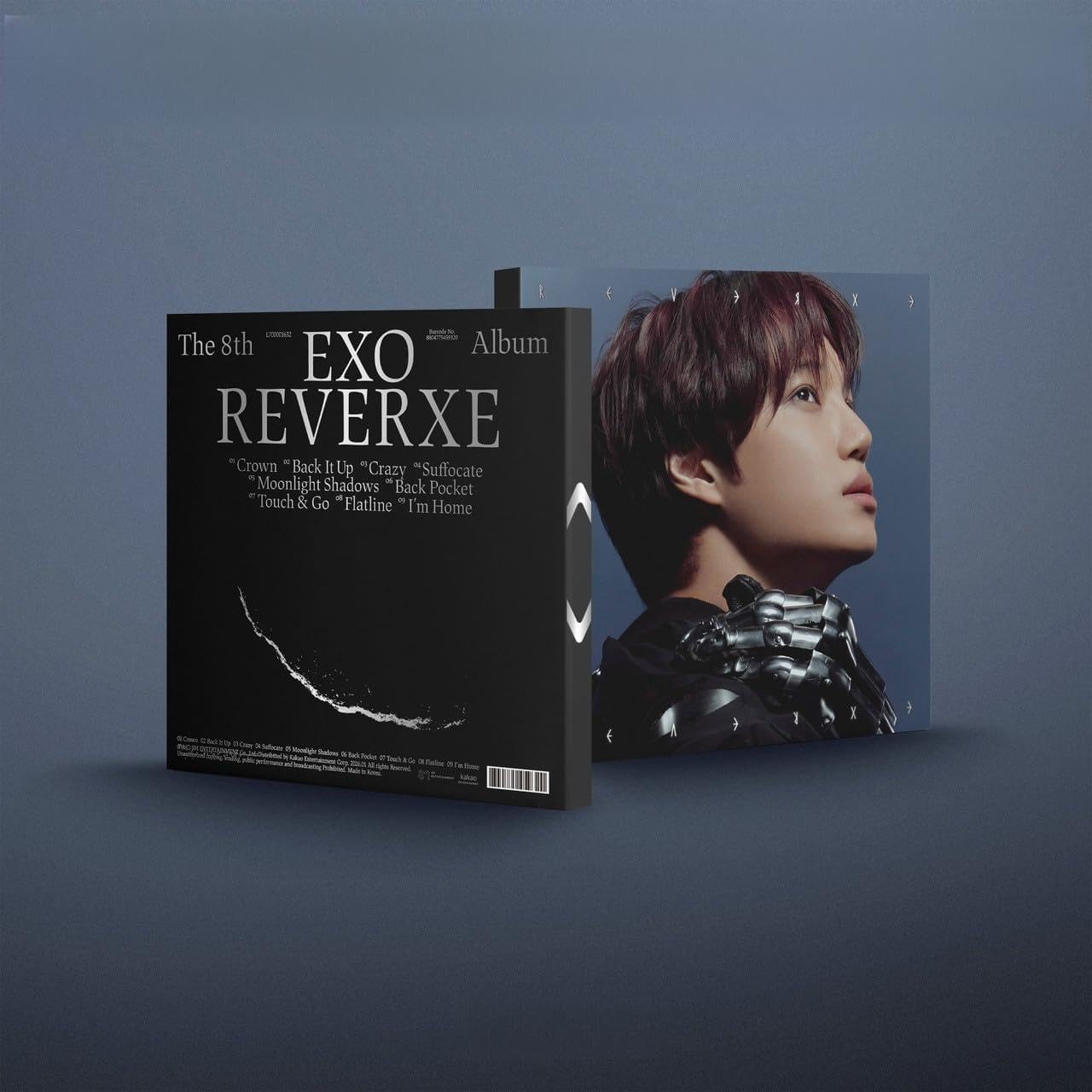 Kpop Merch EXO 8th Full Album REVERXE Compact Ver 6types Random